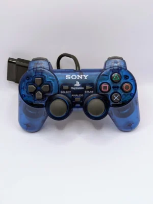 Blue Dual Shock PS2 Controller