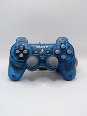 PlayStation One Transparent Blue Controller