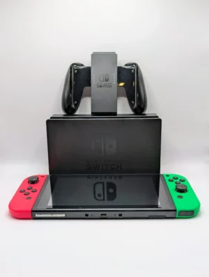 Nintendo Switch Console - HAC-001 - Pink / Green Joycons