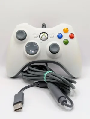 White Wired Xbox 360 Controller [Condition]
